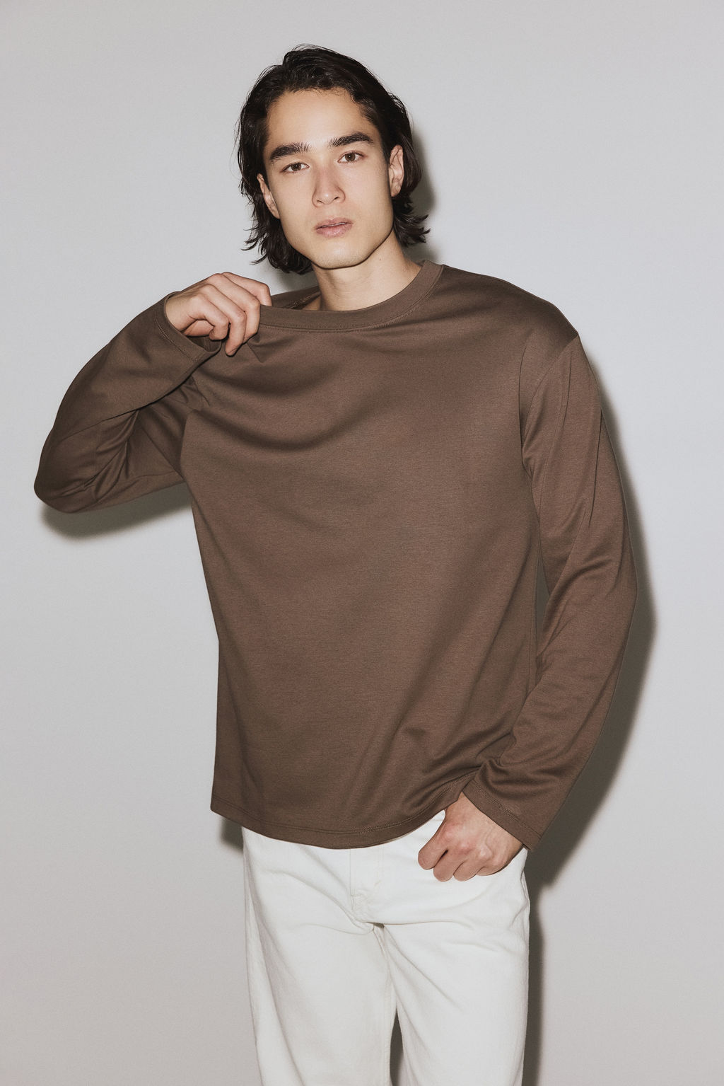 Camiseta de manga larga Cooling Relaxed Fit - H&m фото 6