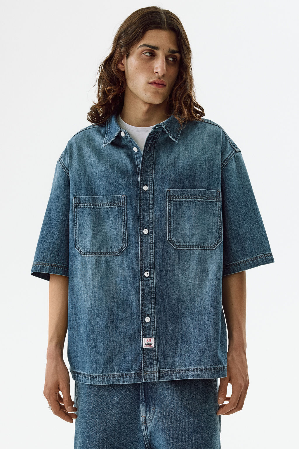 Camisa vaquera Relaxed Fit - H&m фото 5