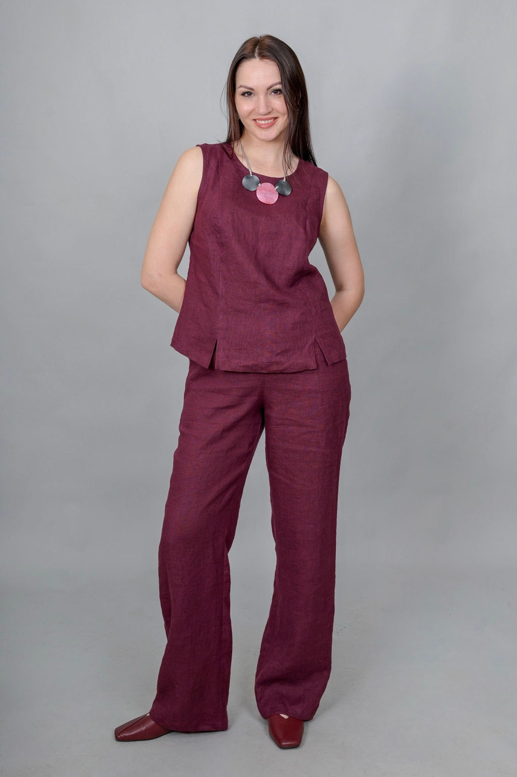 Брюки 100% лен