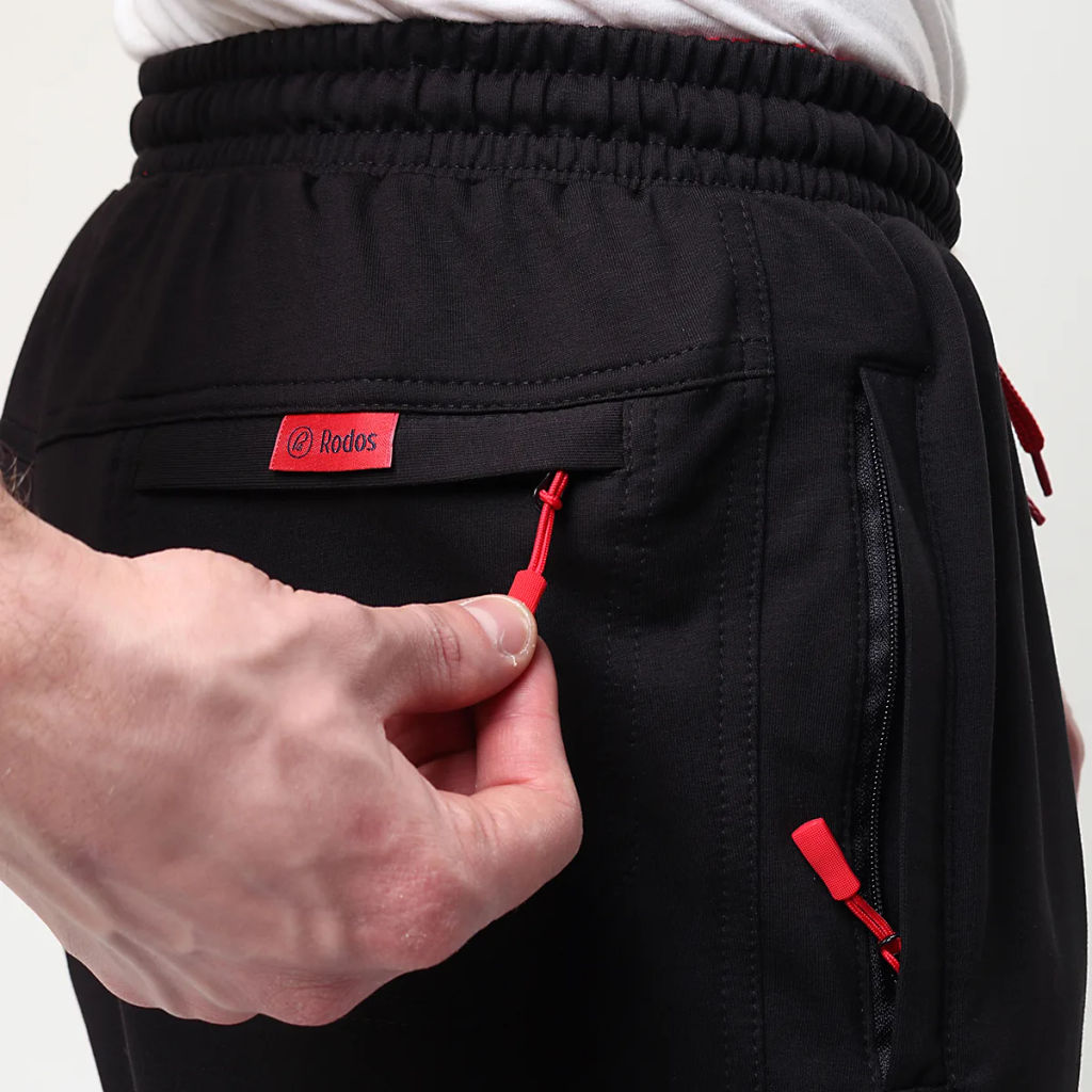 RODOS Брюки М-232 Чёрный/Красный