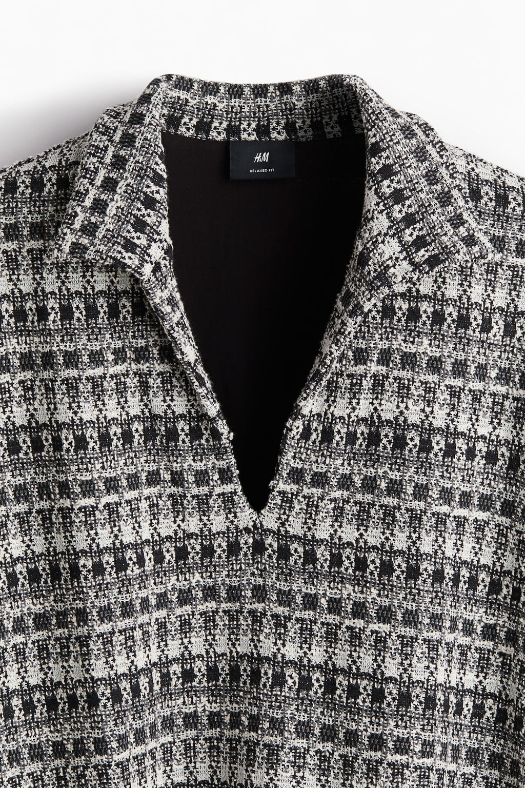 Polo de tweed Loose Fit - H&m фото 7