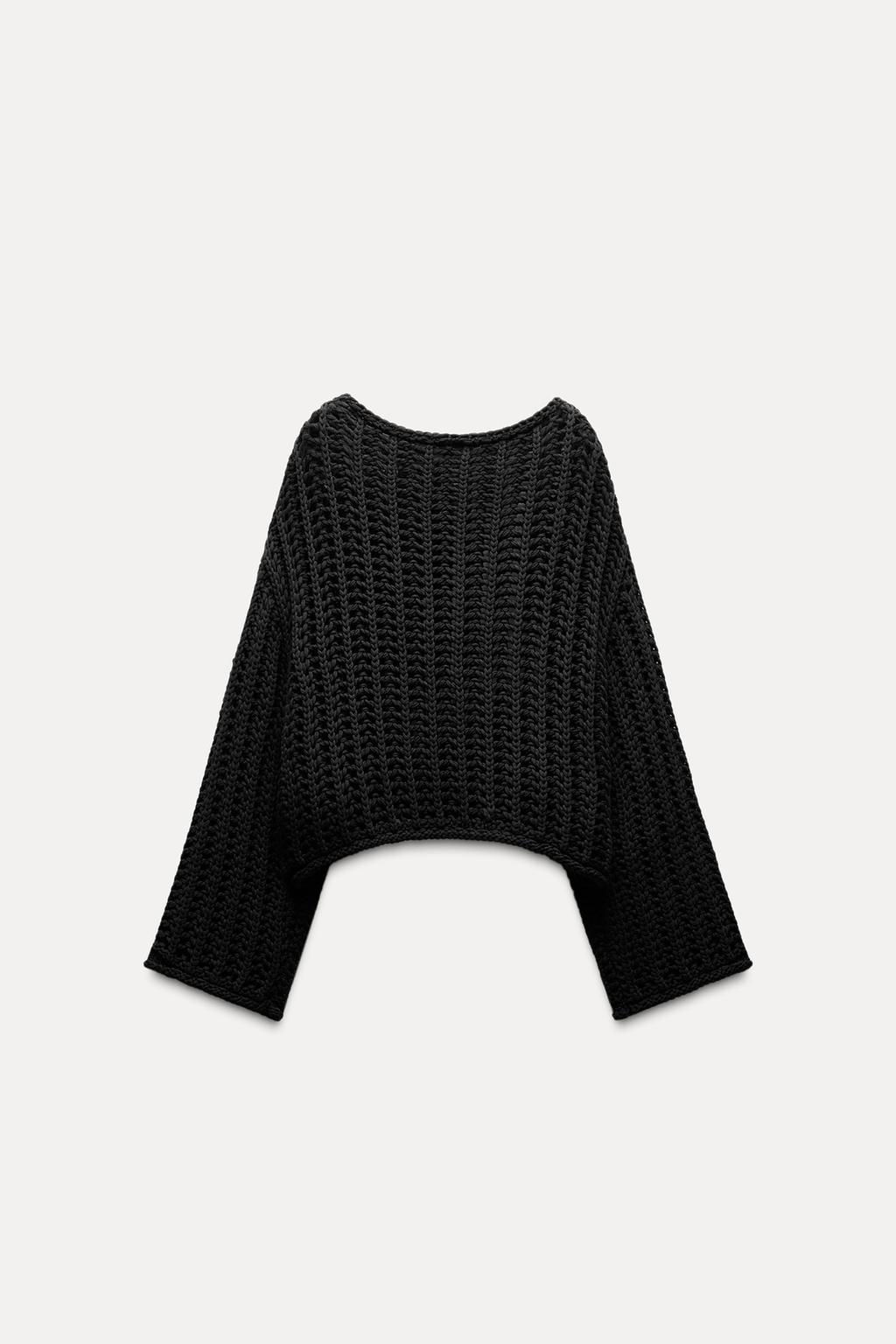 OPEN KNIT SWEATER - Zara фото 6