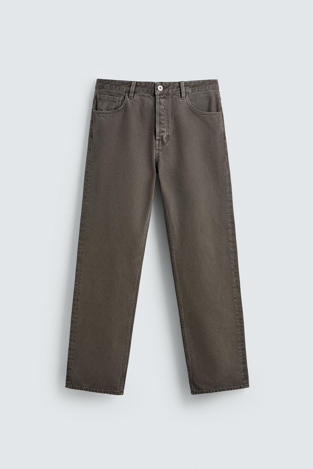 JEANS STRAIGHT FIT LIMITED EDITION / Verde gris - Zara фото 7