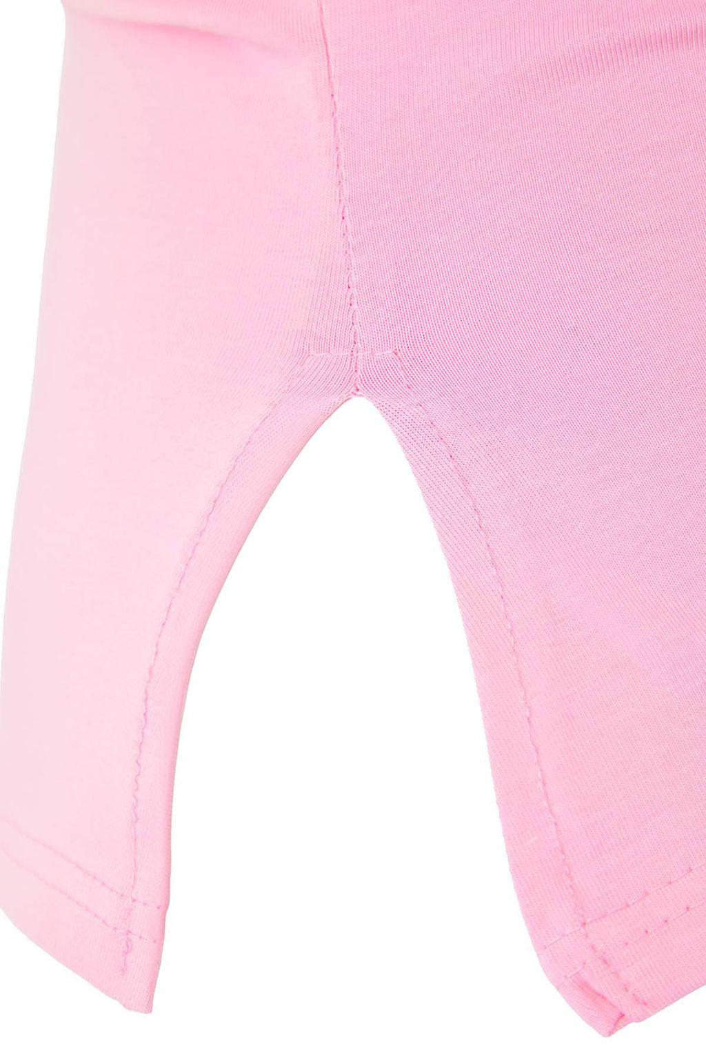 Pembe %100 Pamuk Straplez Buzgu/Drape Detayl? Orme Bluz TWOSS25BZ00484