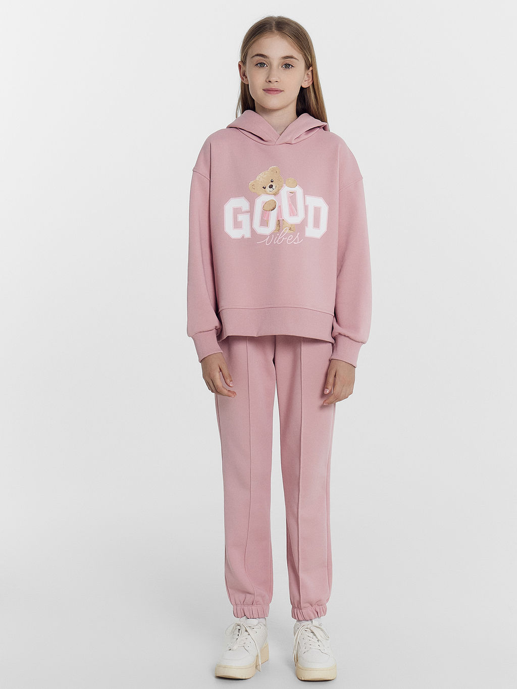 Анорак для девочек зефирно-розовое с печатью - Mark formelle фото 3