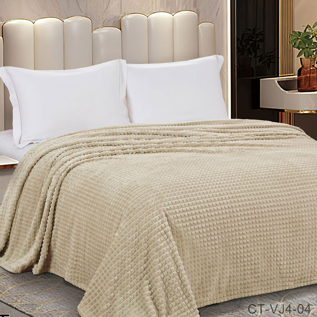 Плед Велсофт Jacquard Premium ПВЖ-075 Евро