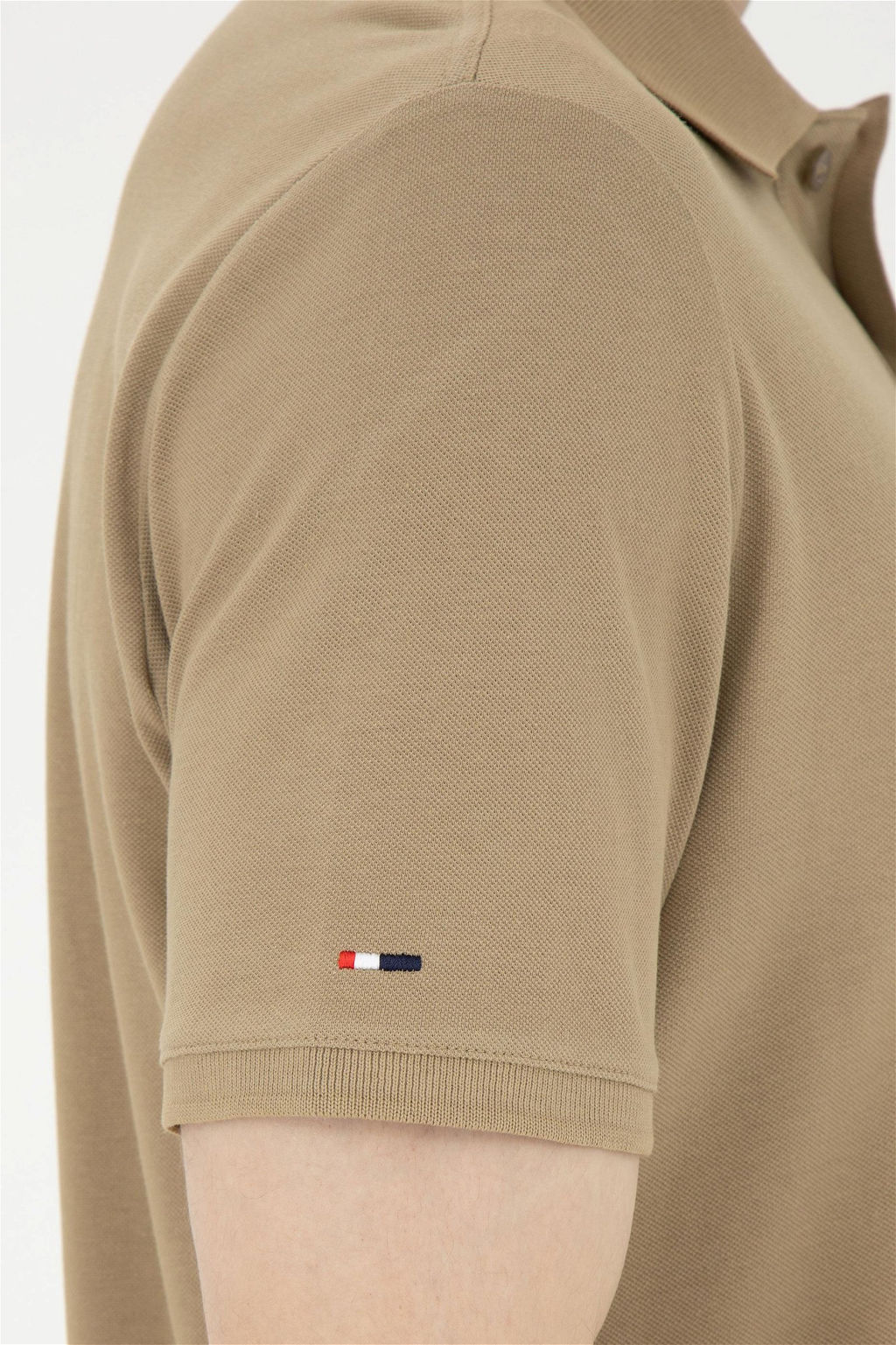 Мужская базовая футболка цвета хаки - U.s. polo assn фото 7