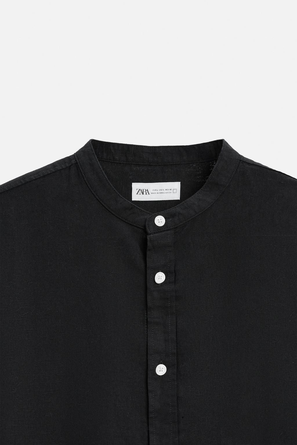 COTTON - LINEN SHIRT - Zara фото 15