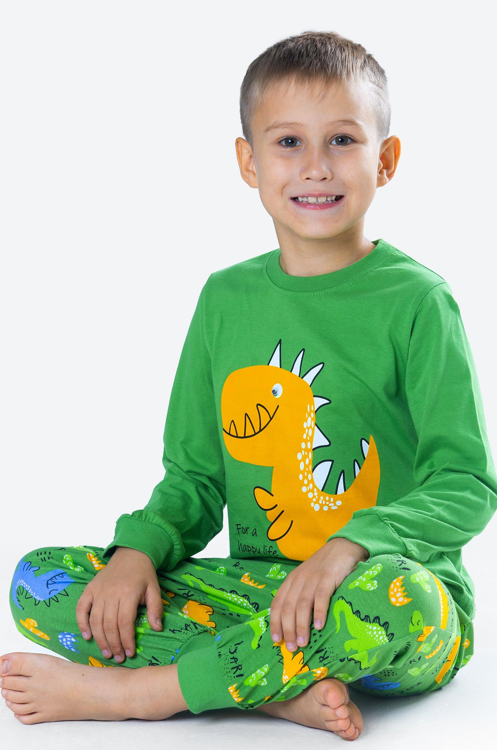 Хлопковая пижама для мальчика Bonito  фото 6