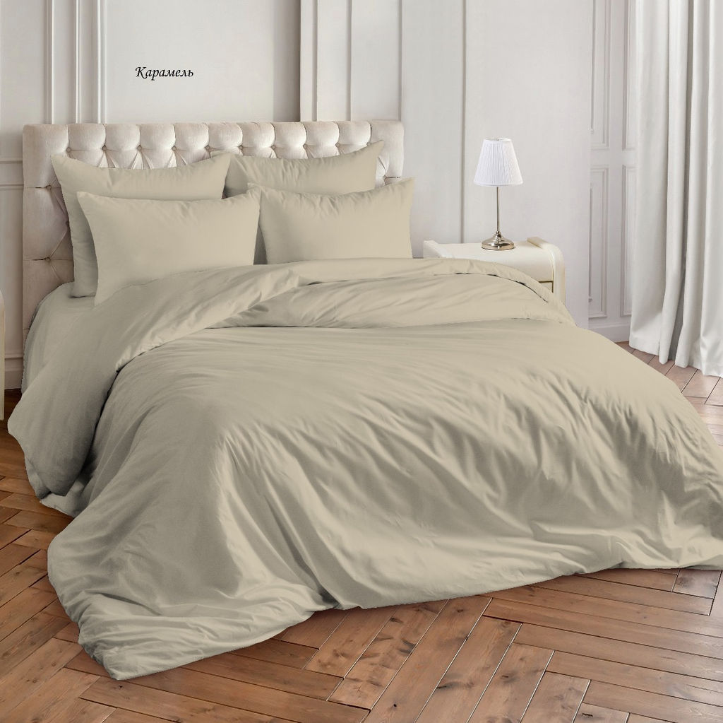 Комплект постельного белья Карамель, 1,5-сп Поплин