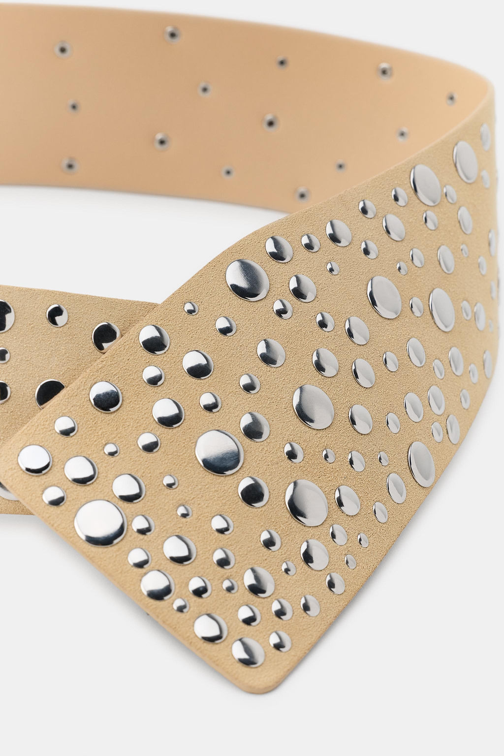 CINTUR?N FAJ?N PIEL 100% TACHAS / Amarillo claro - Zara фото 7