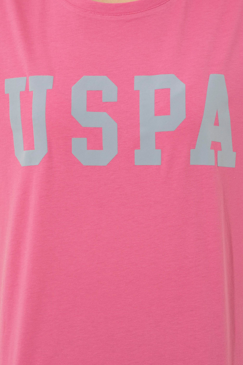 Женская розовая футболка Неожиданная скидка в корзине - U.s. polo assn фото 6