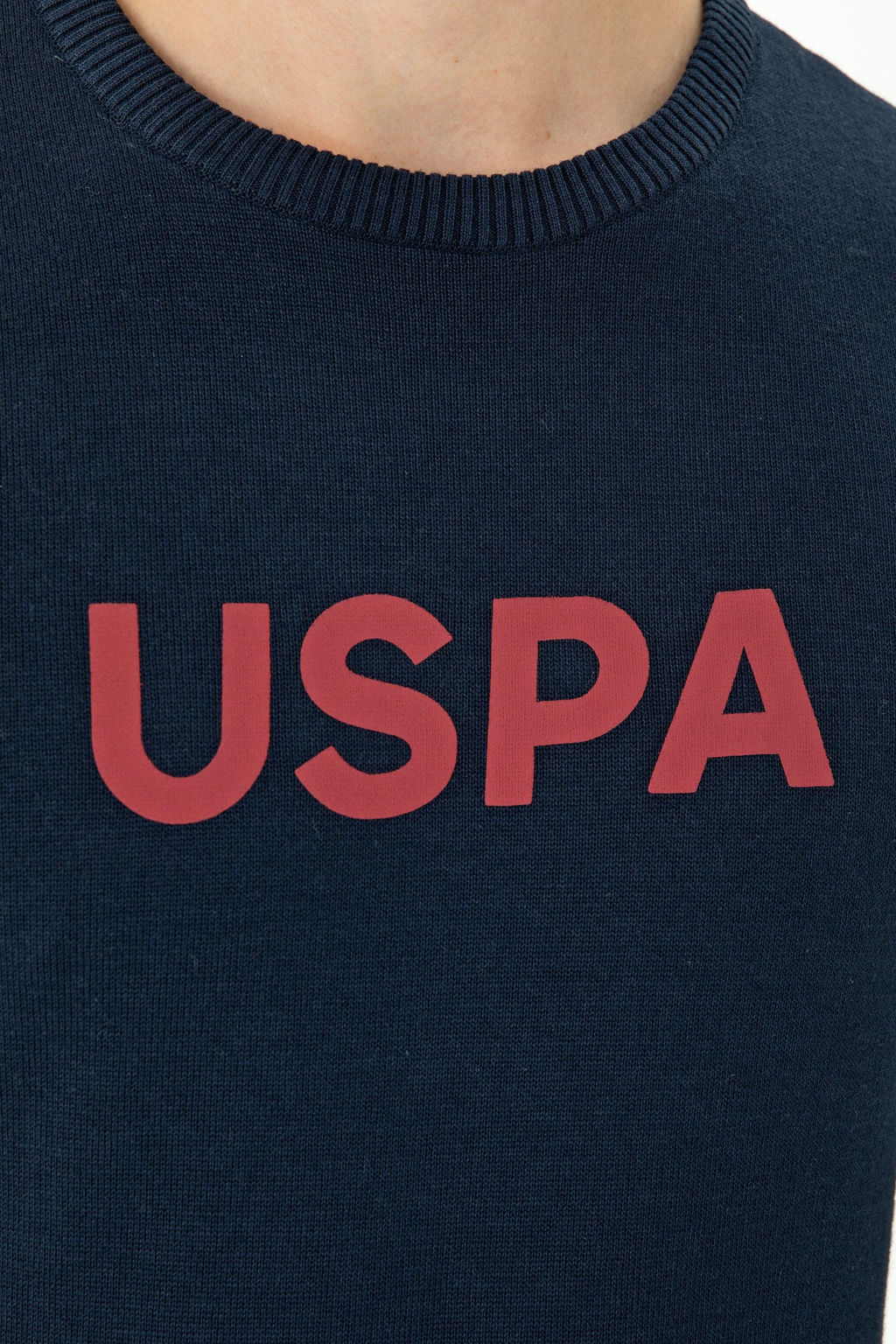 Мужской темно-синий свитер Неожиданная скидка в корзине - U.s. polo assn фото 14