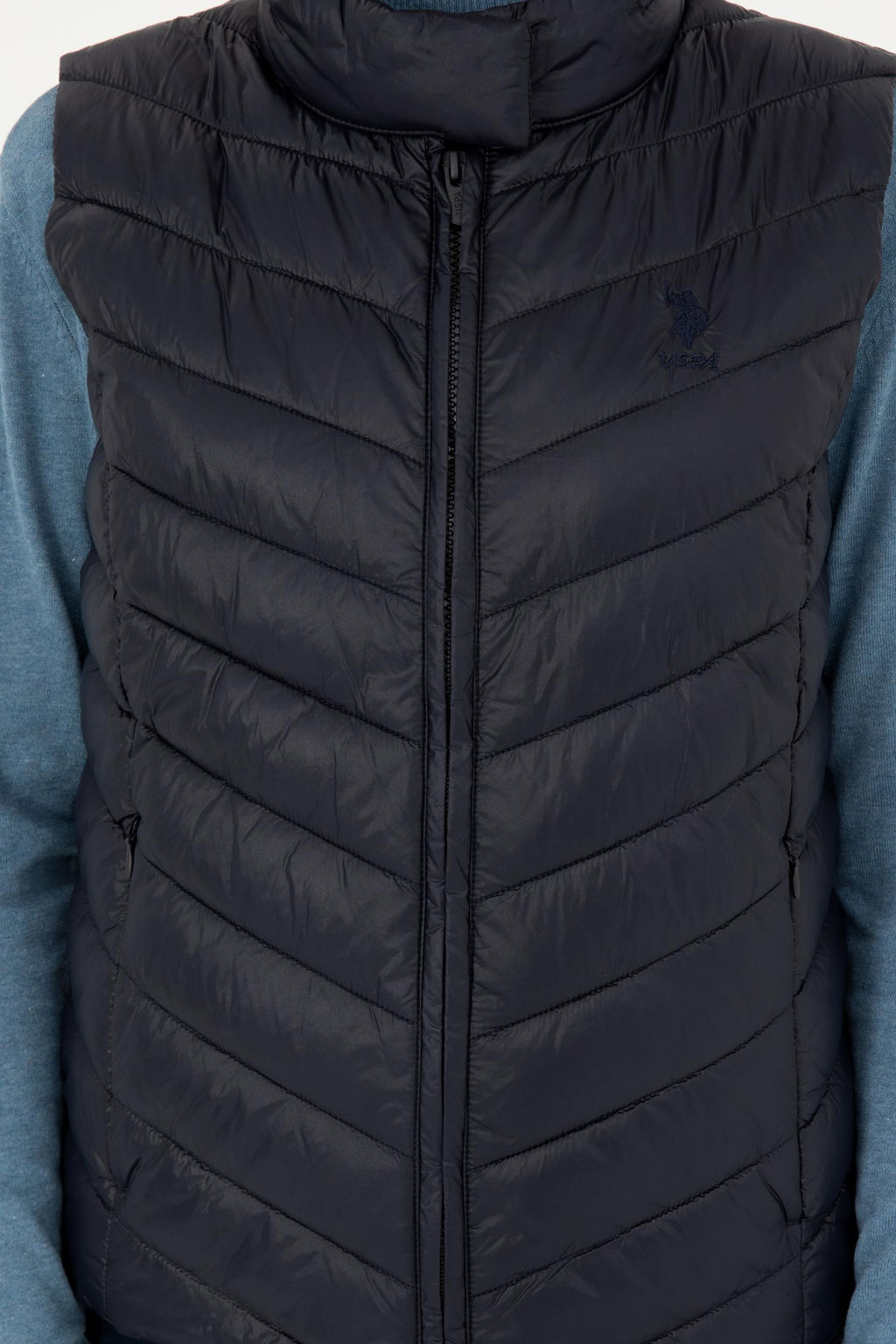 Женский темно-синий жилет Неожиданная скидка в корзине - U.s. polo assn фото 6