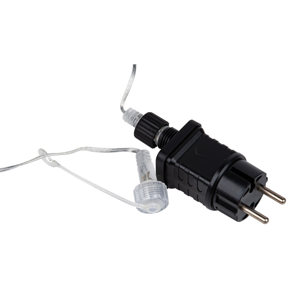 ULD-B12006-195/TTK BLUE-WHITE IP44 Бахрома светодиодная с эффектом мерцания, 12м. Соединяемая. 195 светодиодов. Синий и белый свет. Провод прозрачный. ТМ Uniel - Volpe фото 4
