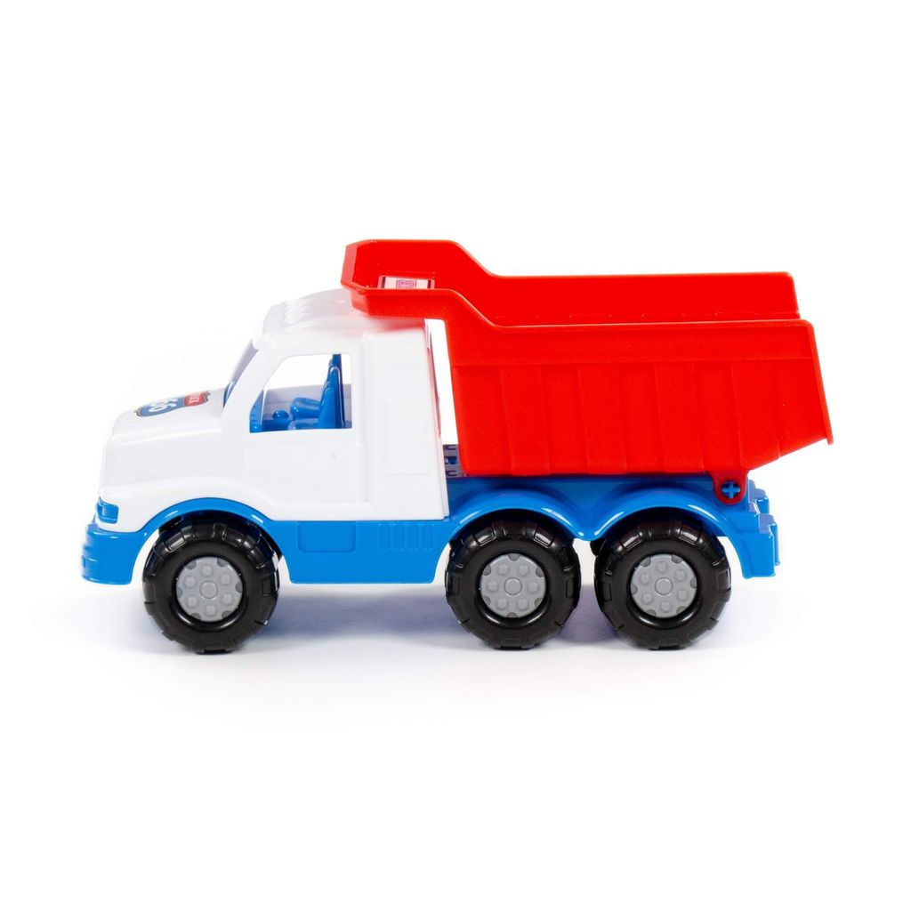 Гоша, автомобиль-самосвал (бело-синий) - Полесье фото 2