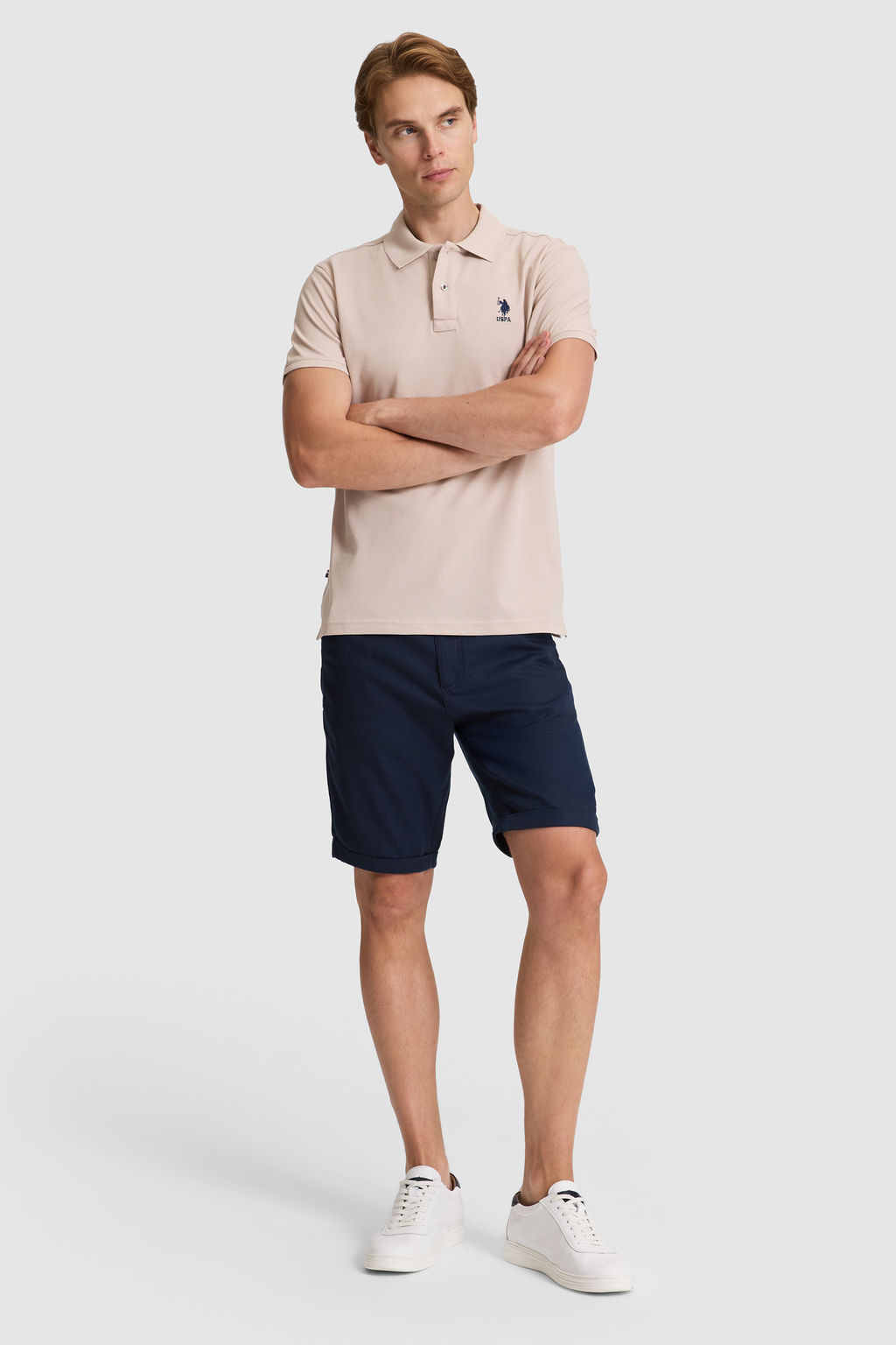 Erkek Ta_ Regular Fit Polo Yaka Basic Ti__rt - U.s. polo assn фото 3