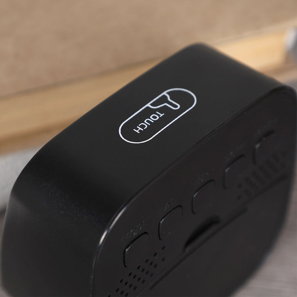 Часы настольные электронные 8х8х4,7 / 2306 /уп 120/ (Белый)