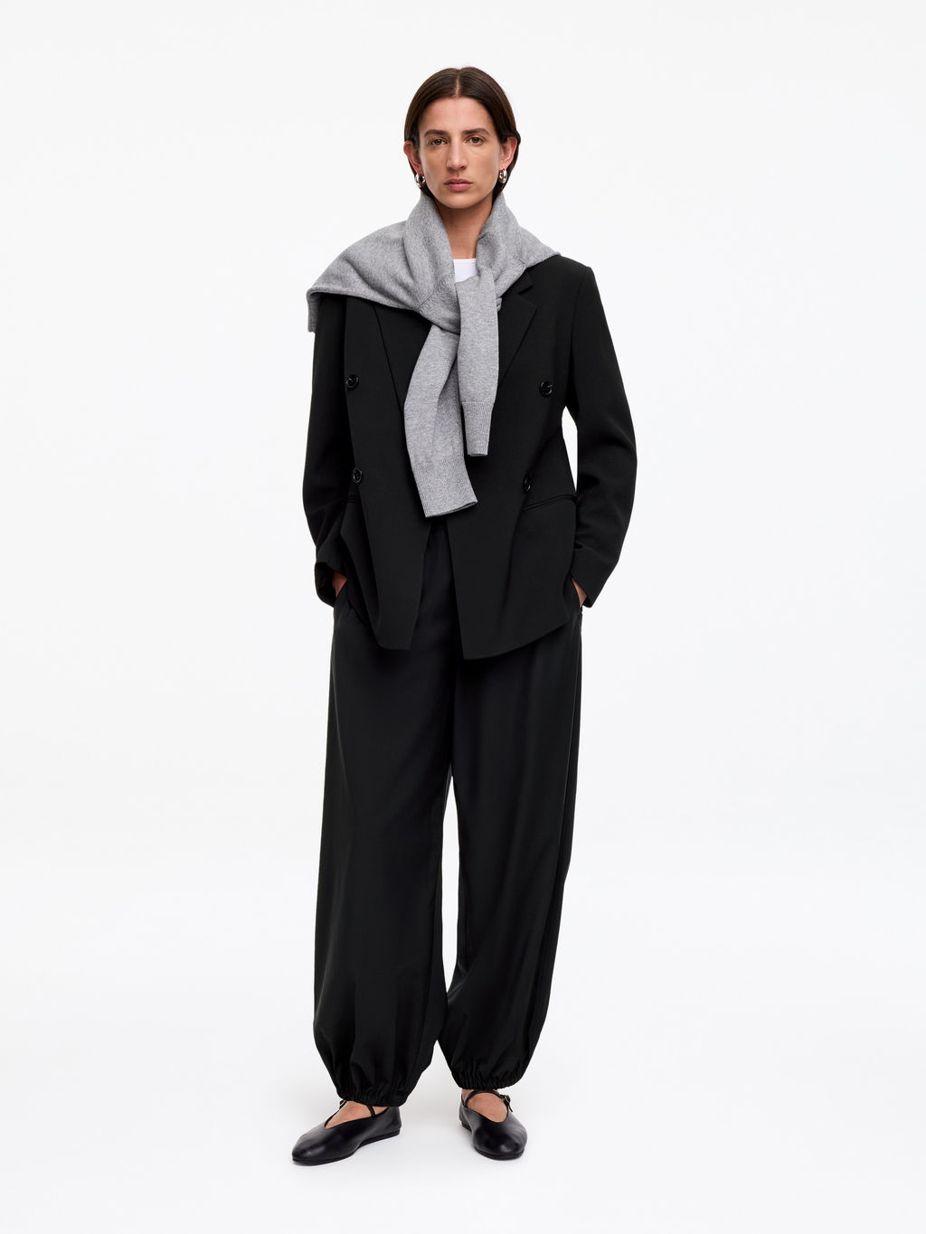 Pantalones de pernera de barril - H&m фото 6