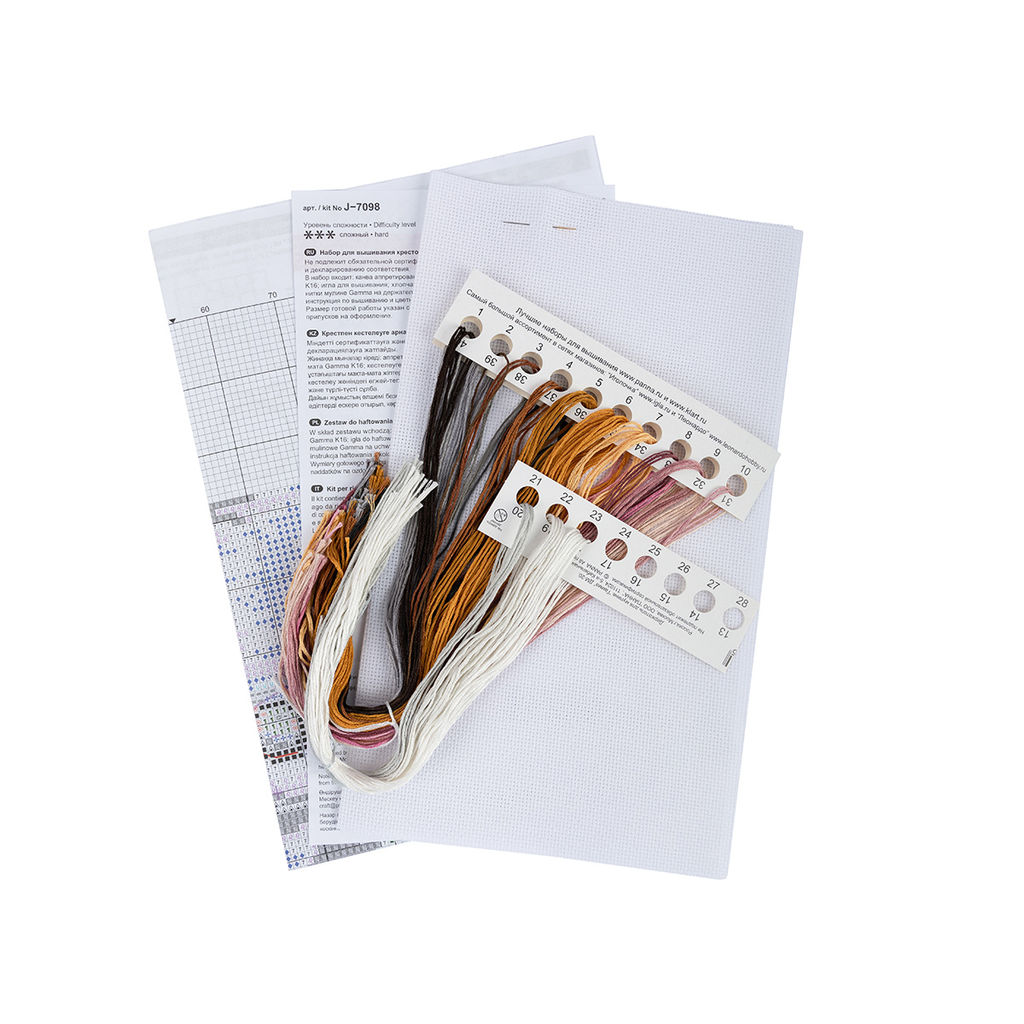 Набор для вышивания PANNA J-7098 Вельш-корги 20 х 25 см