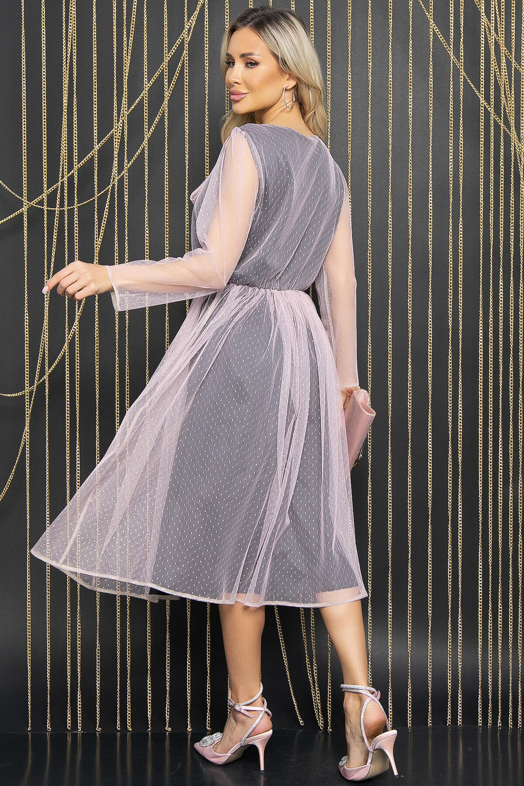 Платье Алиса (розовое) П11895 - Lt collection фото 2