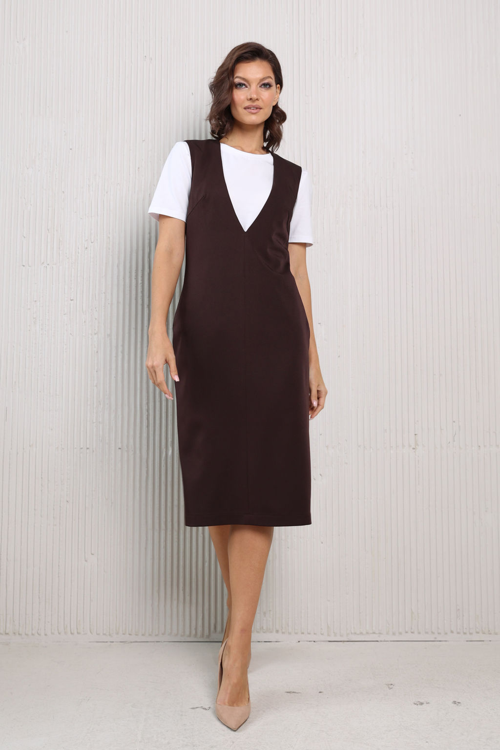 Платье с глубоким вырезом - Looklikecat фото 3