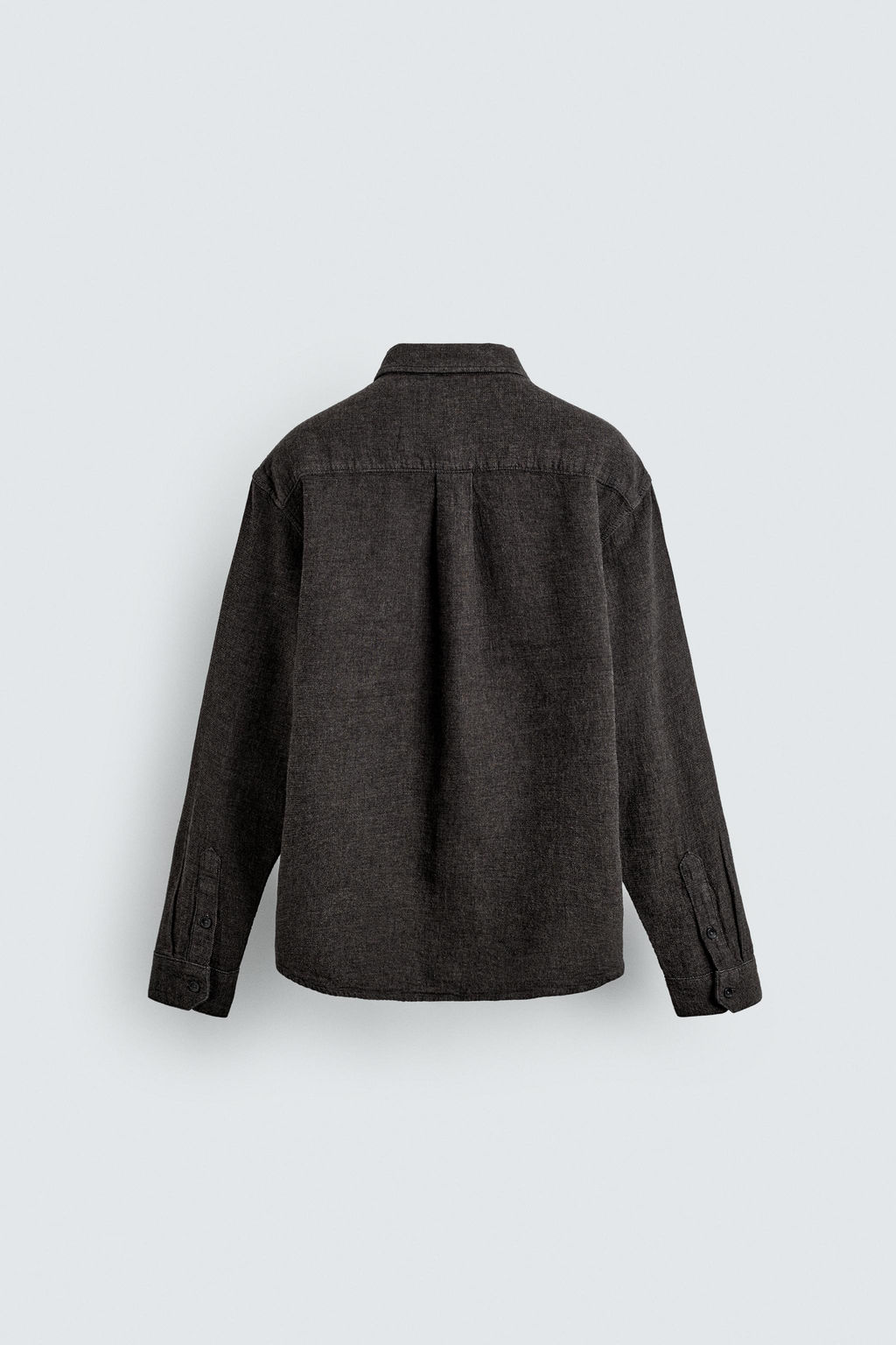 TEXTURED RELAXED FIT OVERSHIRT - Zara фото 8