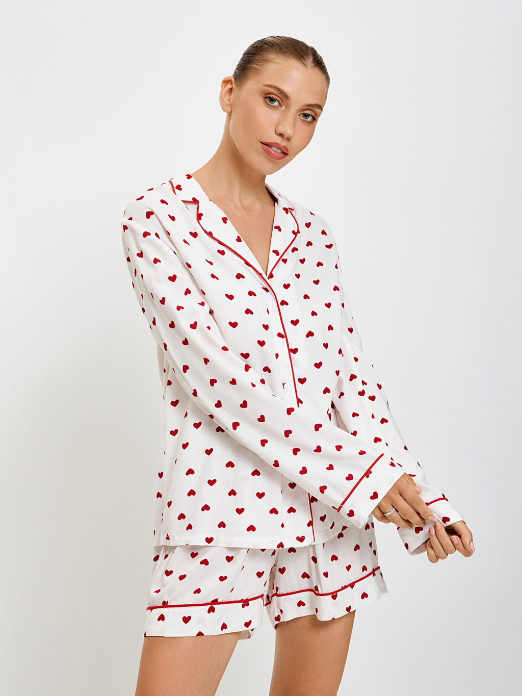 Infinity /  Блузка жен. Julitta белый принт - Infinity Lingerie фото 7