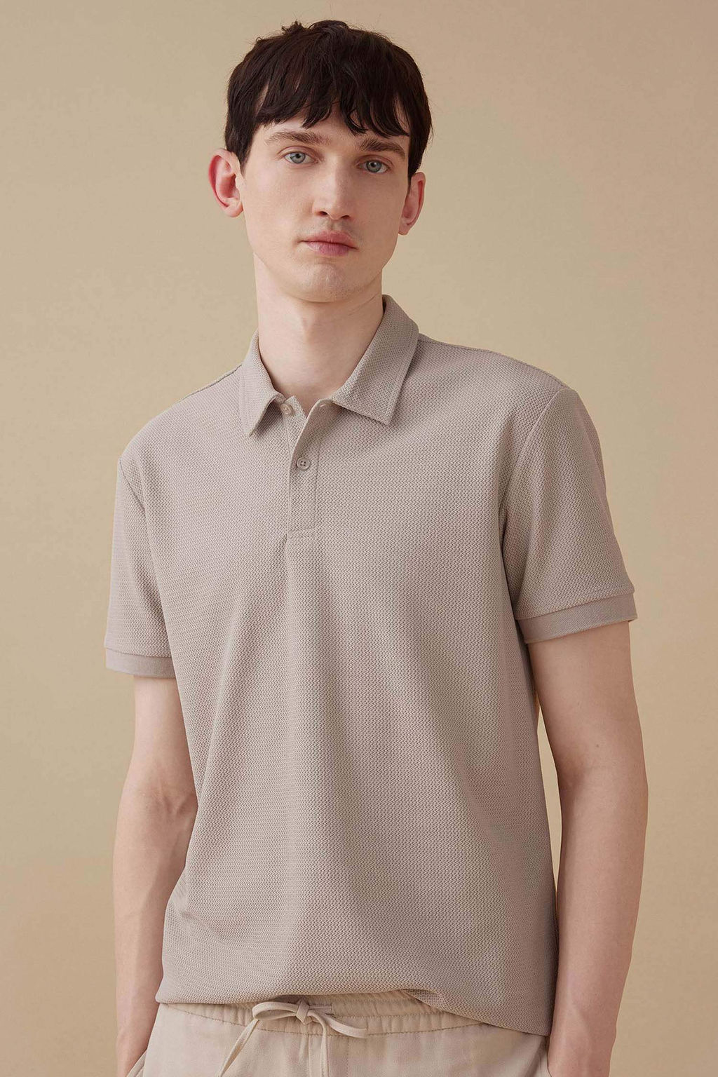 Modern Fit Basic Duz K?sa Kollu Polo Tisort - Defacto фото 9