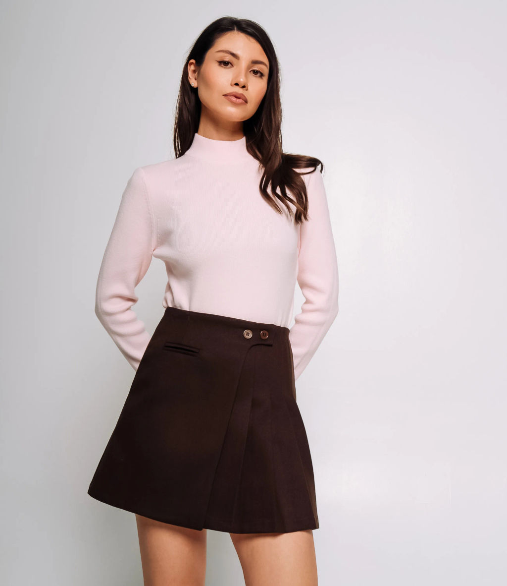 Юбка #КТ9972, шоколадный
