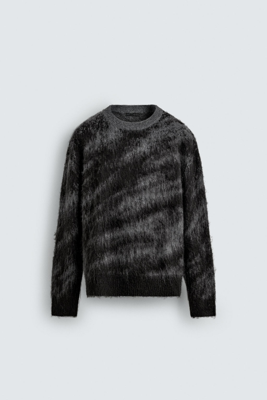 BRUSHED JACQUARD JUMPER