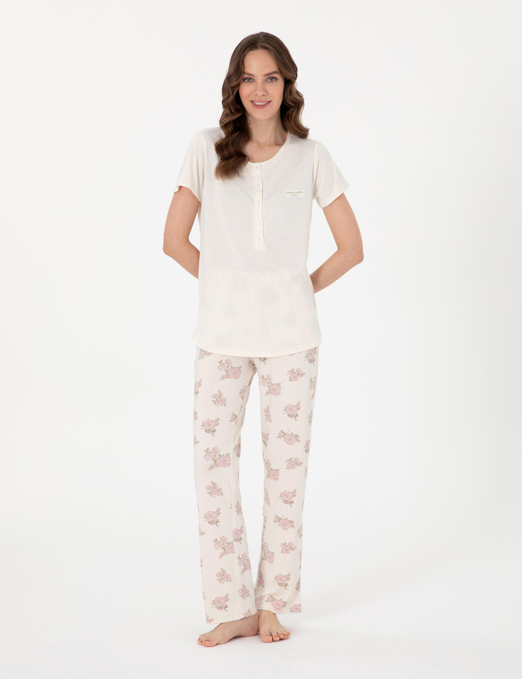 Krem K_sakollu Lohusa Pijama Tak_m_ - Pierre cardin фото 4