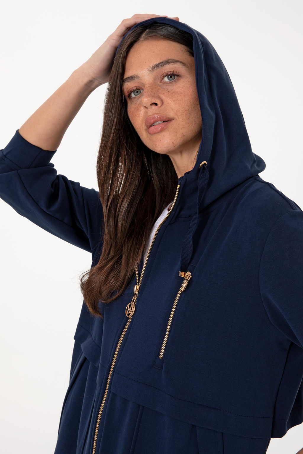 Kad_n Lacivert Sweatshirt Sepette S_rpriz _ndirim - U.s. polo assn фото 2