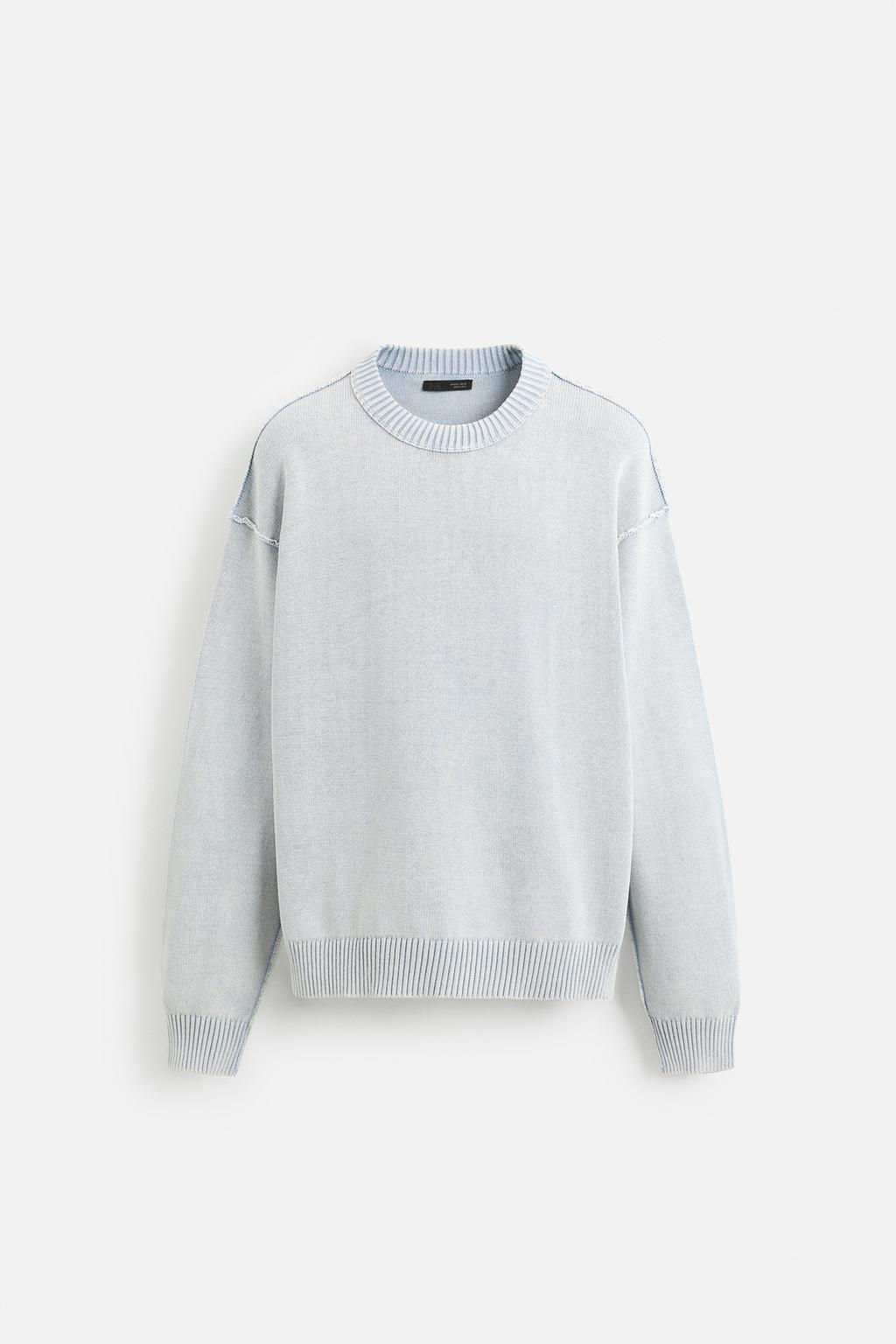 WASHED REVERSE EFFECT SWEATER - Zara фото 17