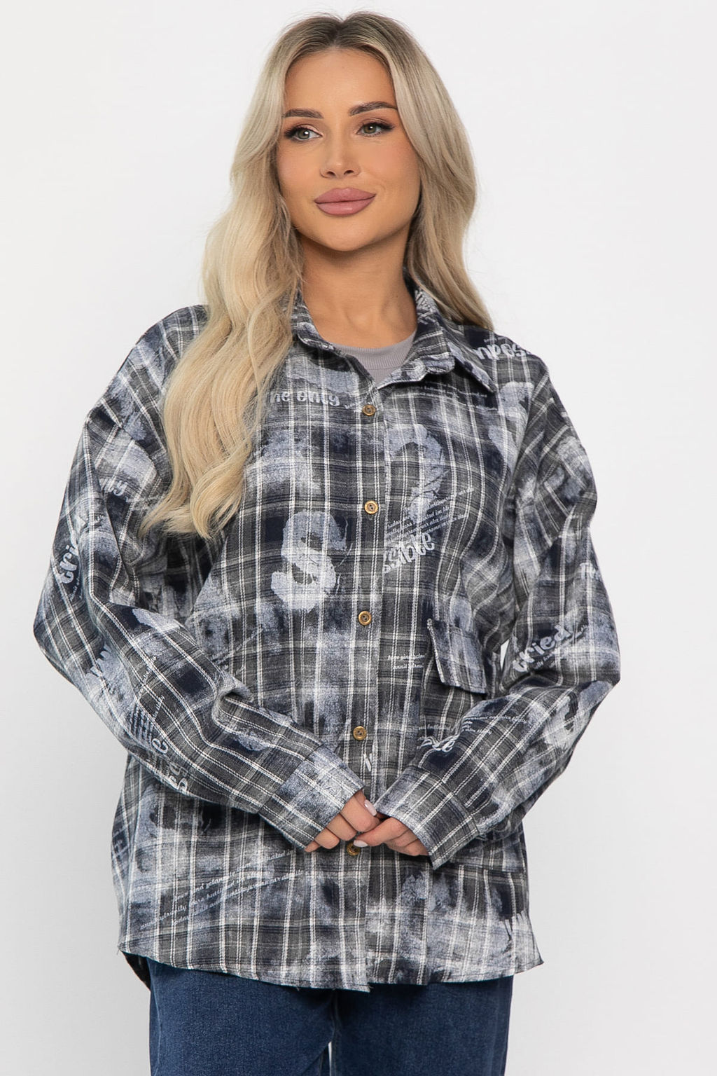 Рубашка хлопковая Шэрри - Lt collection фото 8