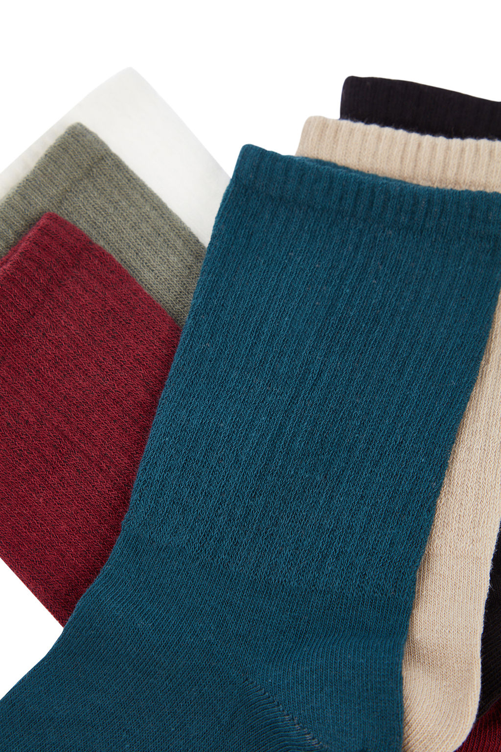 TRENDYOL MAN Cok Renkli 6l? Paket Duz Renk Kolej Corap TMNAW24CO00029 - Trendyolmilla фото 10