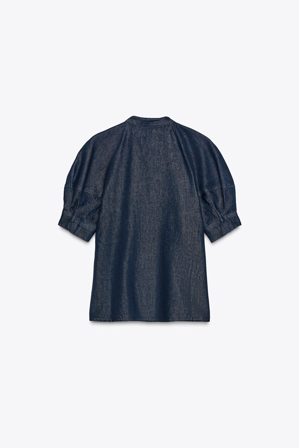 ZW COLLECTION DENIM SHIRT WITH TIES - Zara фото 6