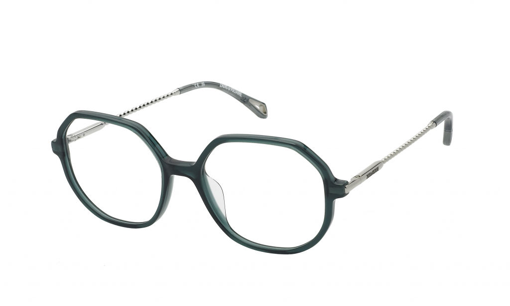 Мед. оправа VZV382 TRANSP.PETROL GREEN