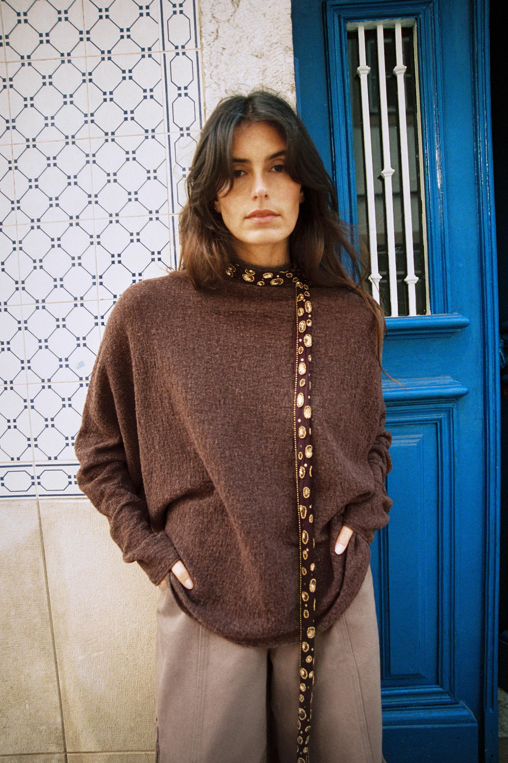 KNIT CAPE BODY JUMPER - Zara фото 2