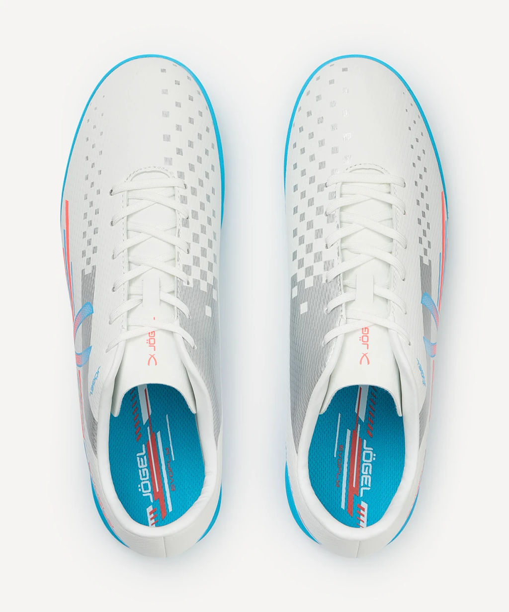 Бутсы многошиповые JOGEL Evofly TF Talant White/blue  фото 6