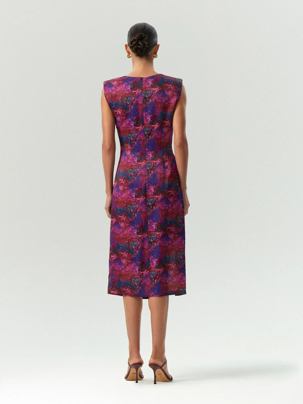 EMKA / Платье-футляр миди с разрезом  фото 5