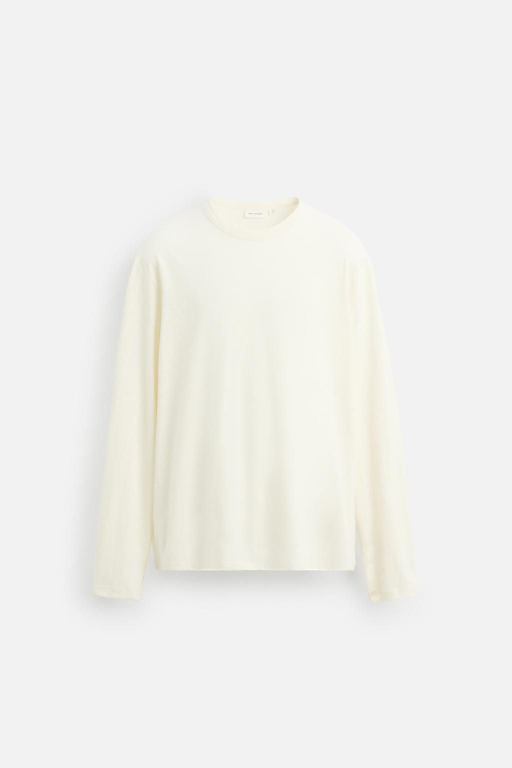 COTTON - HEMP T-SHIRT - Zara фото 13