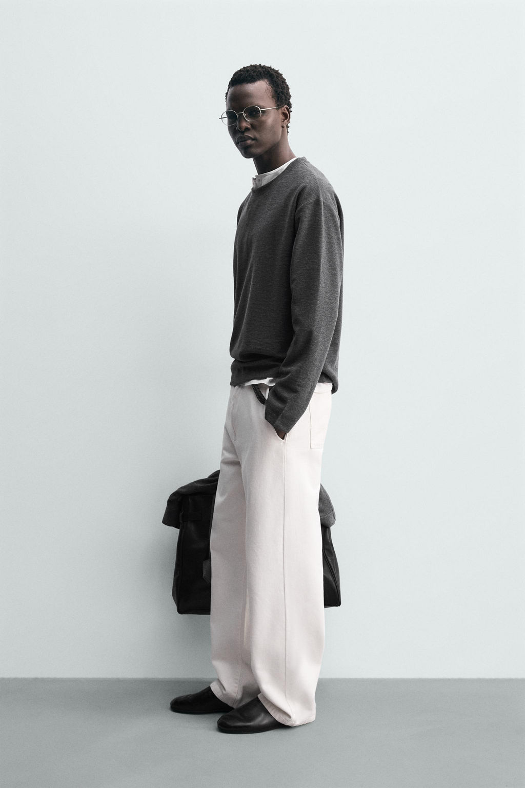 RELAXED FIT TEXTURED T-SHIRT - Zara фото 4