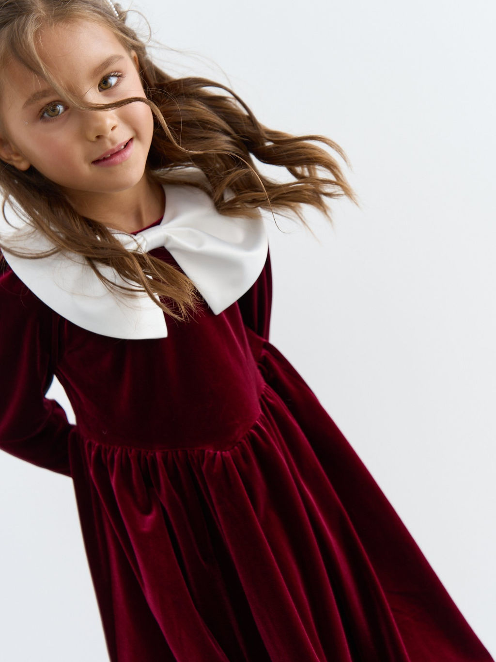 Воротник Молоко с имитацией банта - Bungly фото 6