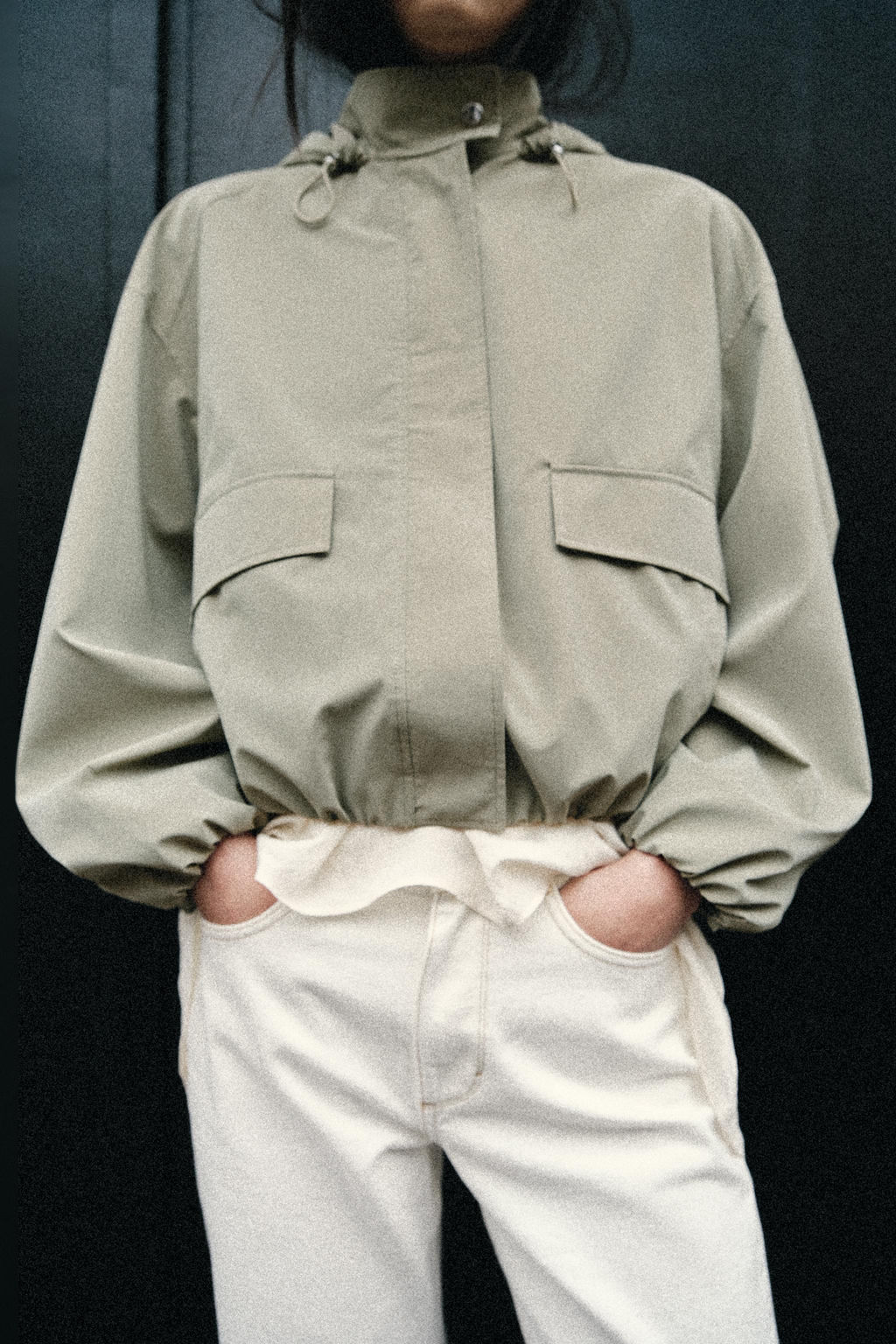 COATED HOODED JACKET - Zara фото 3