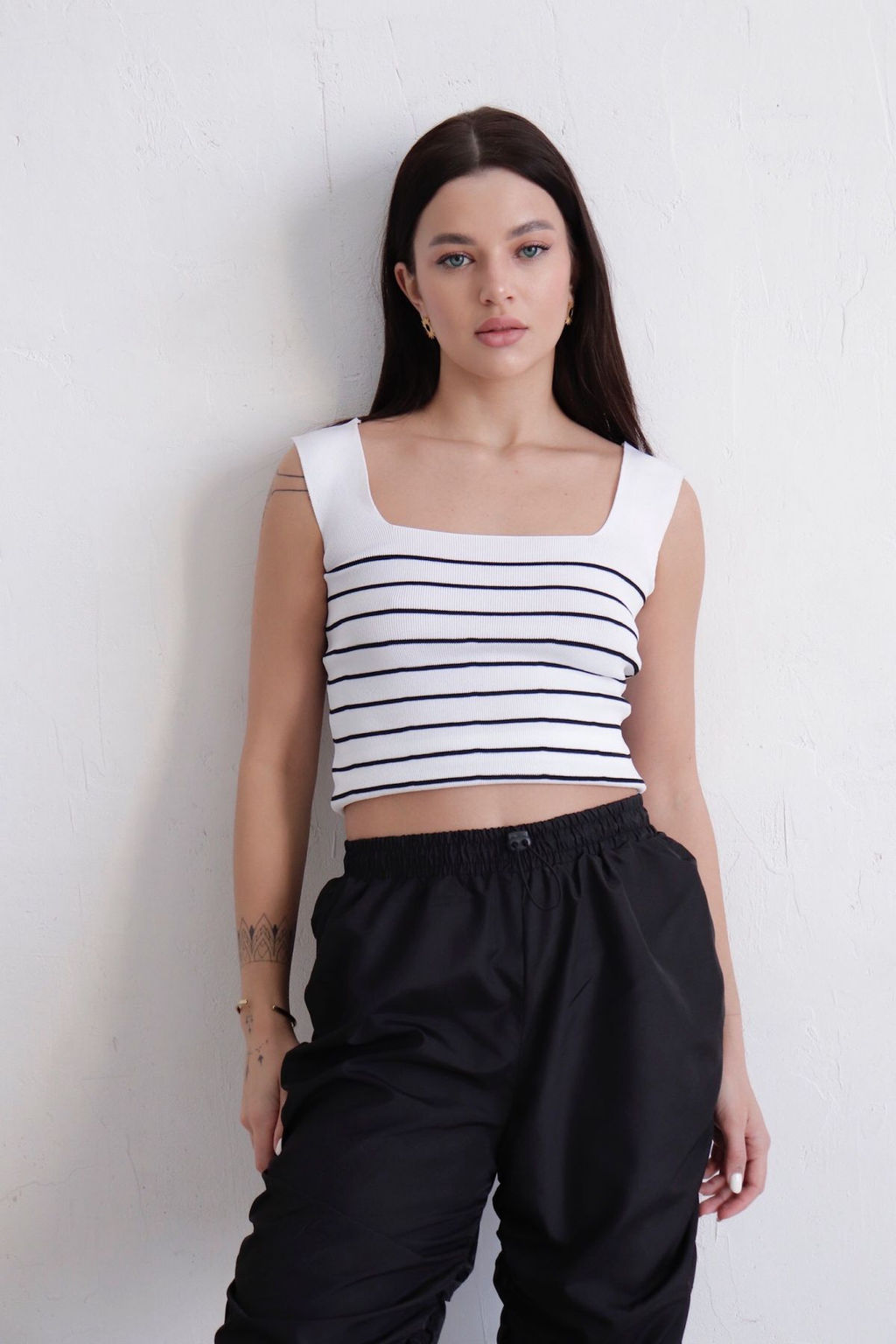 11571 Брюки-джоггеры чёрные - Martichelli фото 3