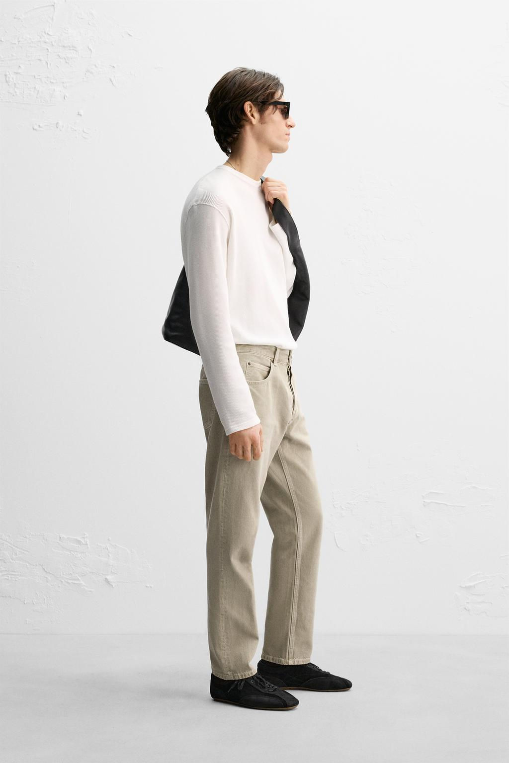 STRAIGHT-FIT REGULAR JEANS - Zara фото 34
