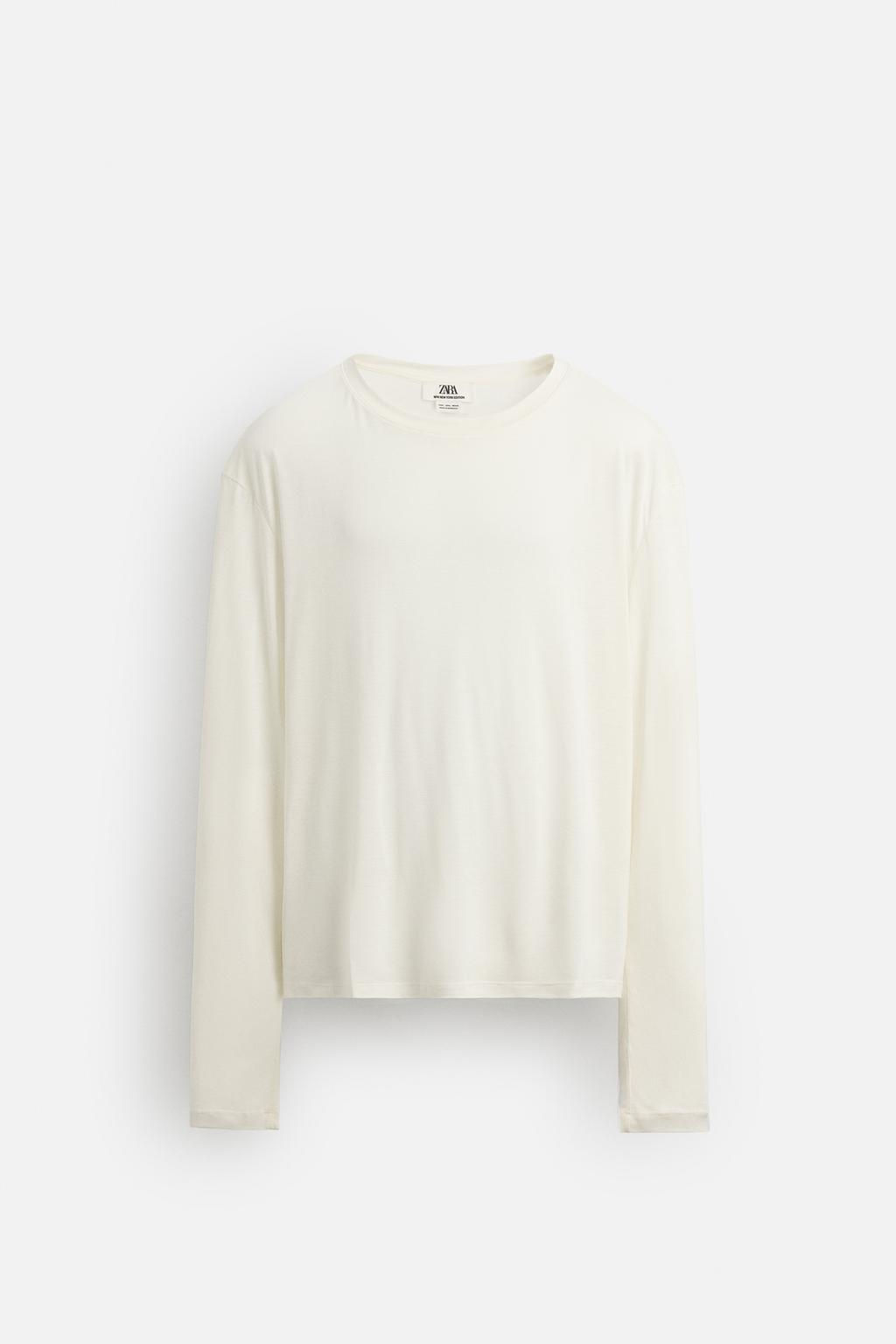 LIMITED EDITION LYOCELL T-SHIRT - Zara фото 15