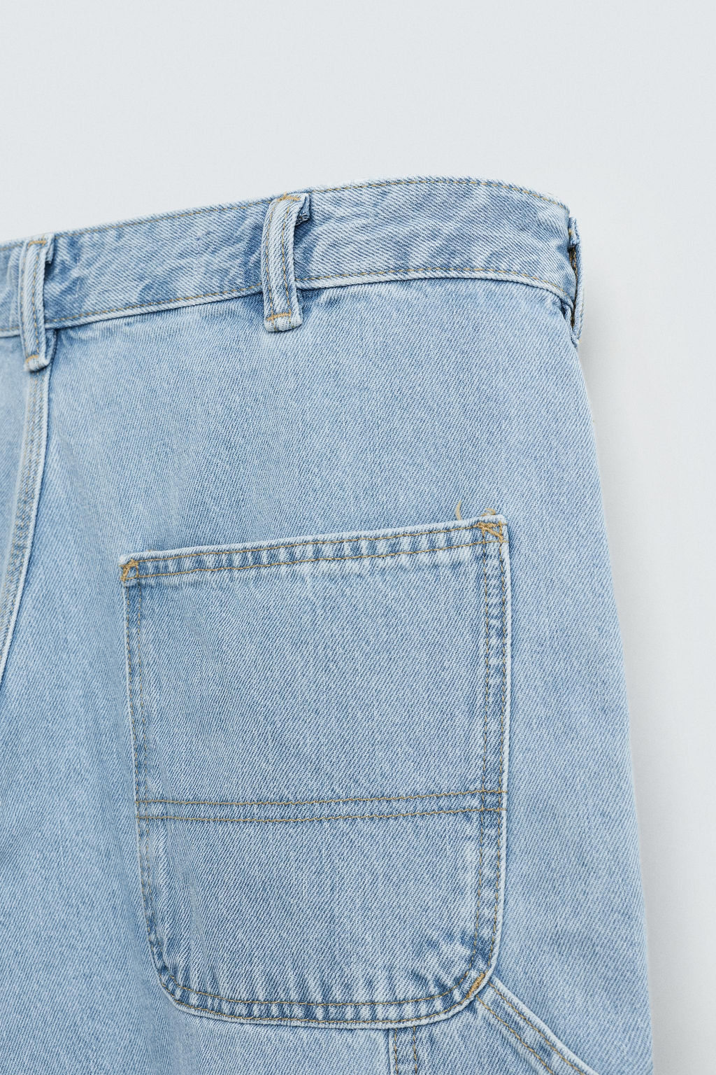 CARPENTER POCKET DENIM BERMUDA SHORTS - Zara фото 36