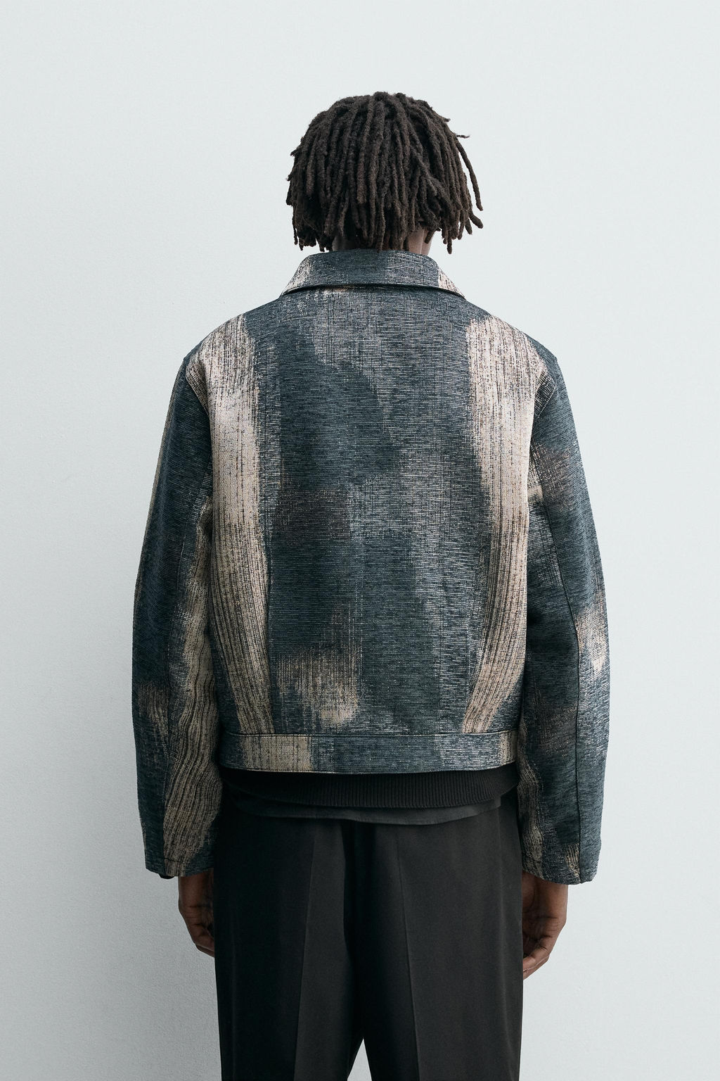 ABSTRACT JACQUARD JACKET